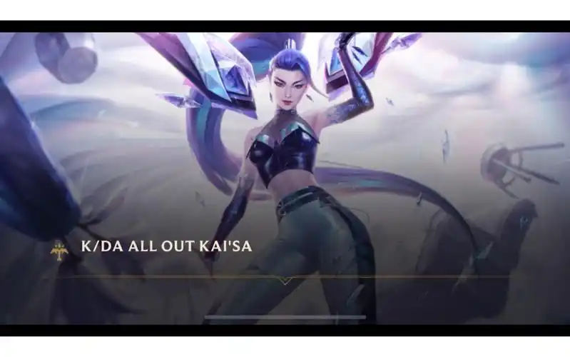 手游kda卡莎皮肤与原皮对比(最高画质)