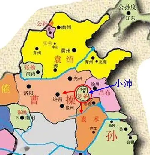 小沛战略地位扼要 但是,吕布与袁术是盟友关系,不到万不得已,是不能