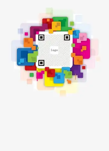 二维码装饰图案元素免抠素材免费下载_觅元素51yuansu.com