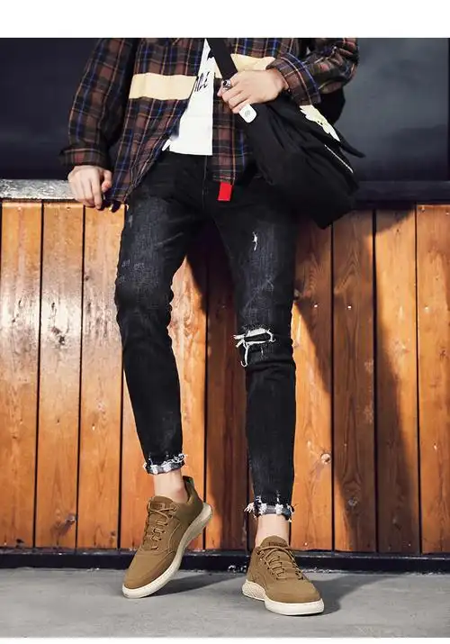 轻便耐脏工地干活穿的鞋子低帮马丁靴男劳保工装男鞋轻便上班工作