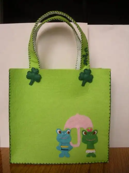 自己diy的不织布环保袋