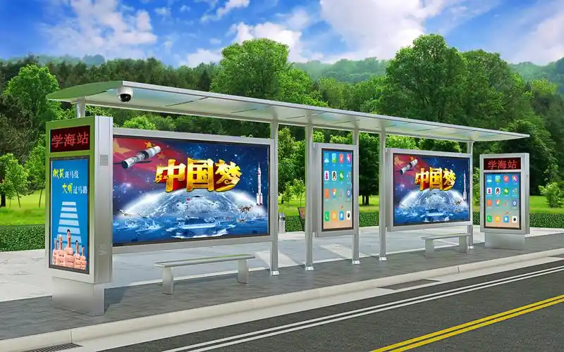 仿古候车亭创意候车亭站台候车亭效益更高