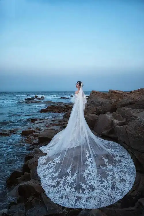 这样的海景婚纱照让人很难不爱