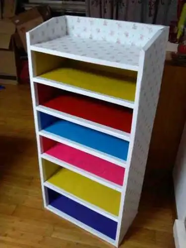 牛奶箱改造鞋架