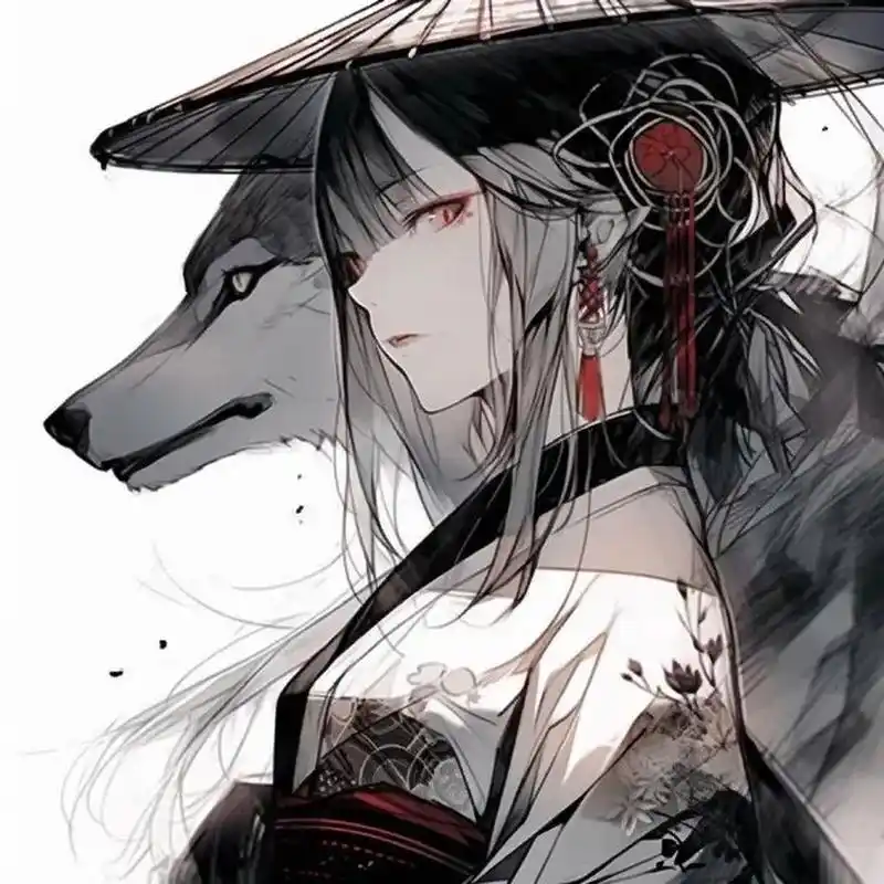 狼少女头像!好惊艳啊!