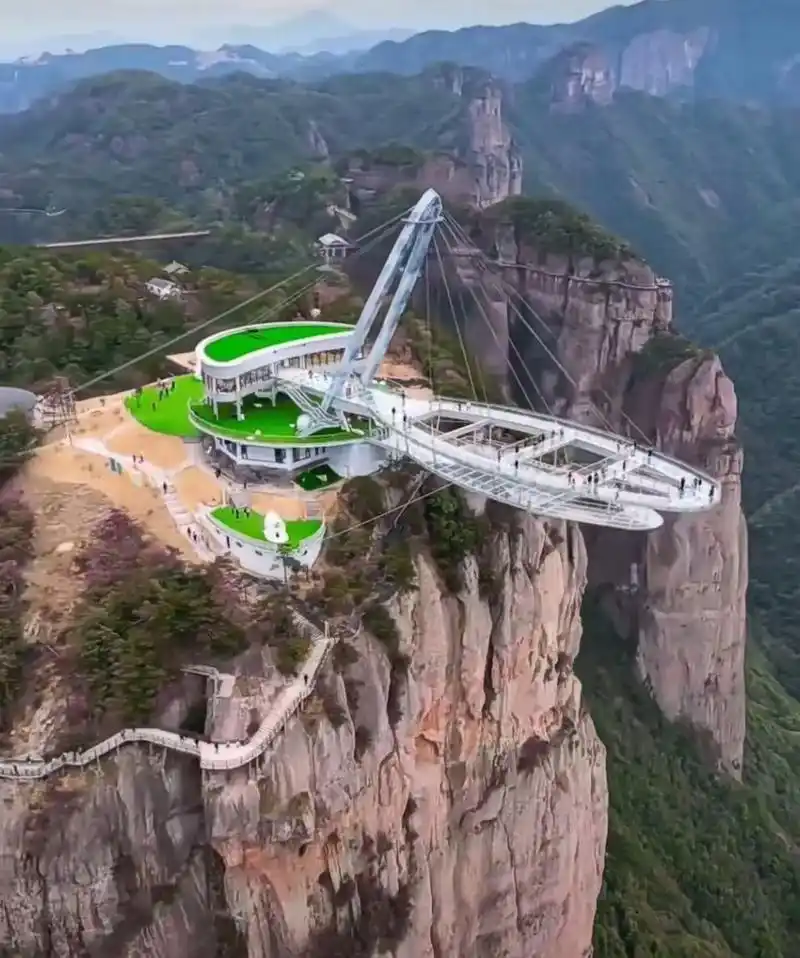 台州神仙居莲花台!#玩的就是心跳 #景点打卡  - 抖音