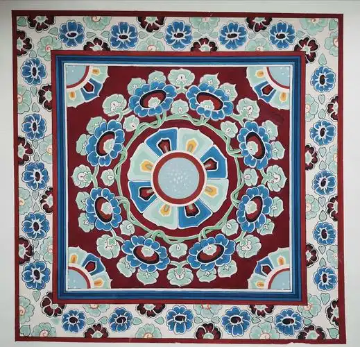 敦煌藻井图_白塘本塘-站酷zcool