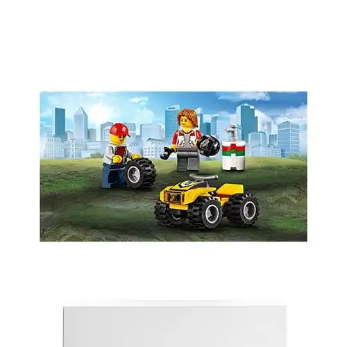 积木日本直邮乐高城市四轮越野车拖车60148玩具建构