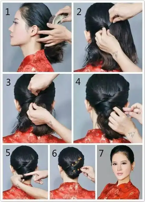 穿着旗袍的你,应该搭配什么样的发型?