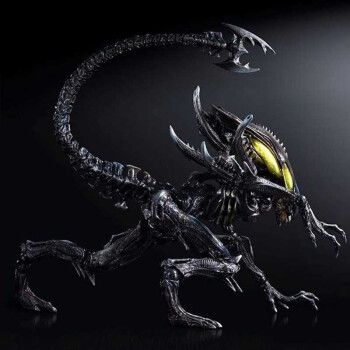 铁血战士模型play arts pa改异形大战异形战士vs呕吐者怪兽玩具模型
