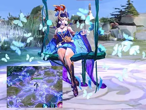 貂蝉闭月皮肤特效泄露弯月特效和银杏叶子特效美翻仲夏夜之梦不香了