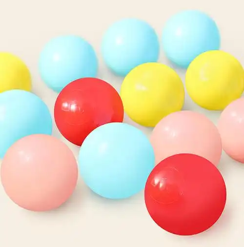 费雪儿童玩具球彩色海洋球8cm50个装f0521