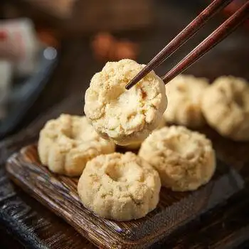 云舵 宁波特产葱香小桃酥饼花生酥脆一口酥老式传统糕点特产零食点心