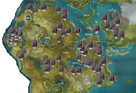 原神铁块在哪黑色铁矿石分布位置图