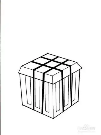 吃鸡空投枪简笔画