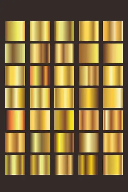 cdr金色渐变元素