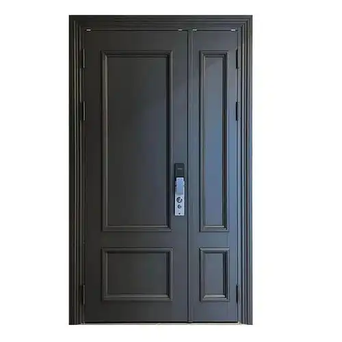 古达制铸铝门子母门入户门别墅大门防盗门家用进户门现代门定制