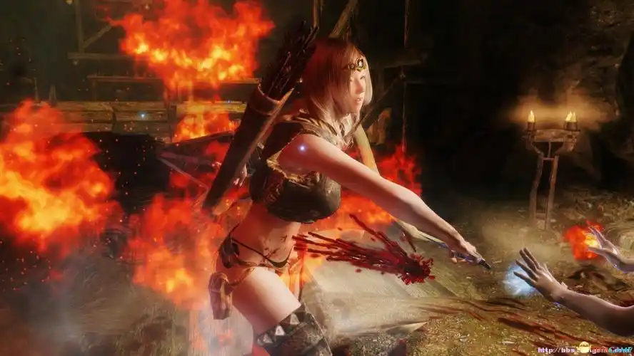 上古卷轴5第三届龙裔参赛作品超性感巨乳制服女