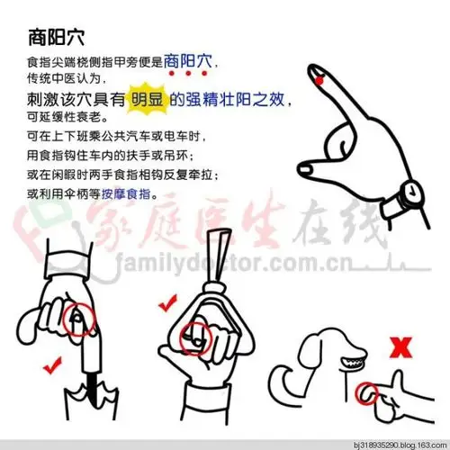 穴位按摩二 趣味图解壮阳穴位