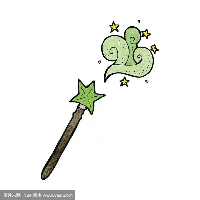 卡通魔杖
