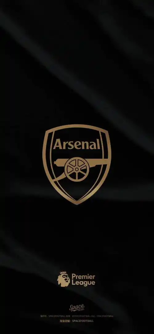 英超////黑金队徽壁纸designed.|阿森纳|曼联|懂球帝