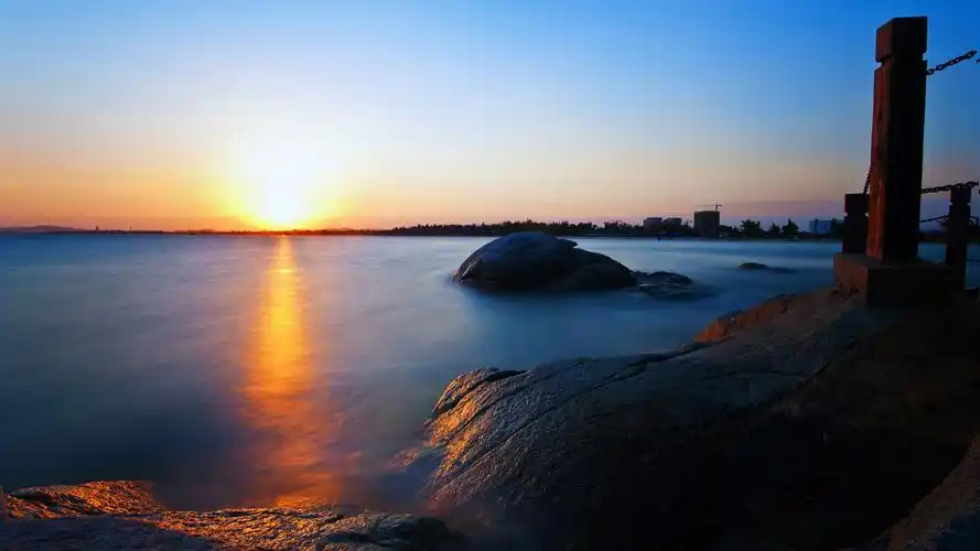 唯美日落风景壁纸_落日余晖的美好_风景壁纸_精品库