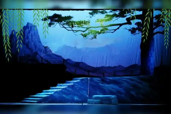 京剧伴奏红灯记爹爹给我无价宝电子屏背景