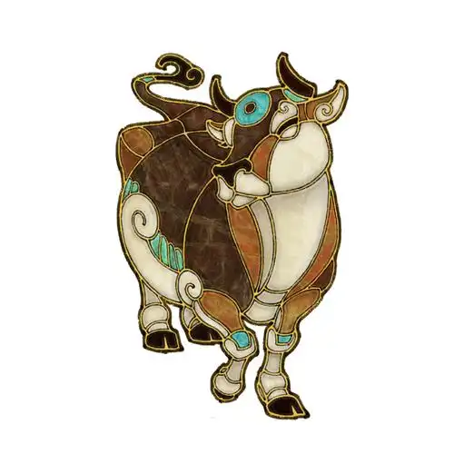 吉祥牛图纹