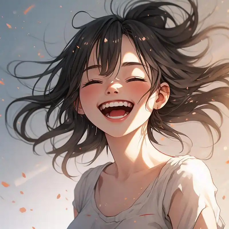 爱笑的女孩头像高清😄来啦!