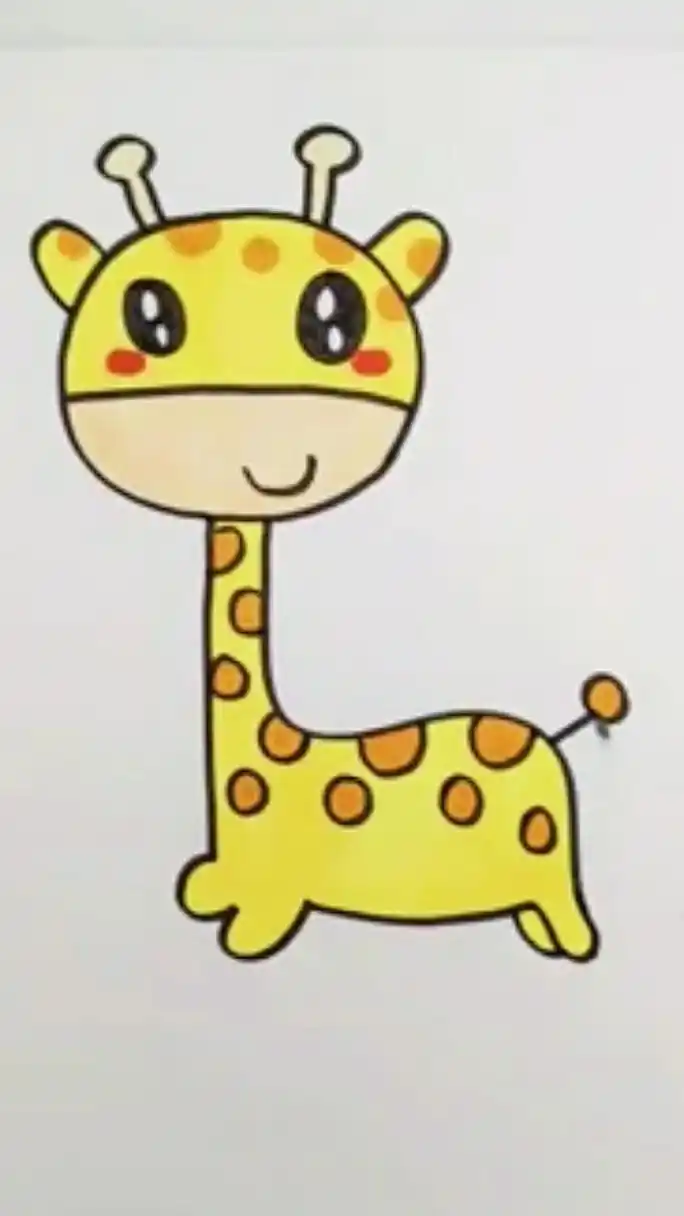 简笔画可爱的小鹿 分享给大家