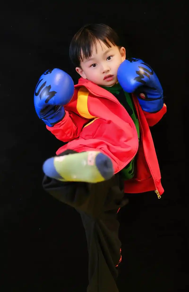 少儿散打强身健体