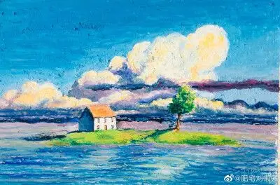 风景油画棒范画