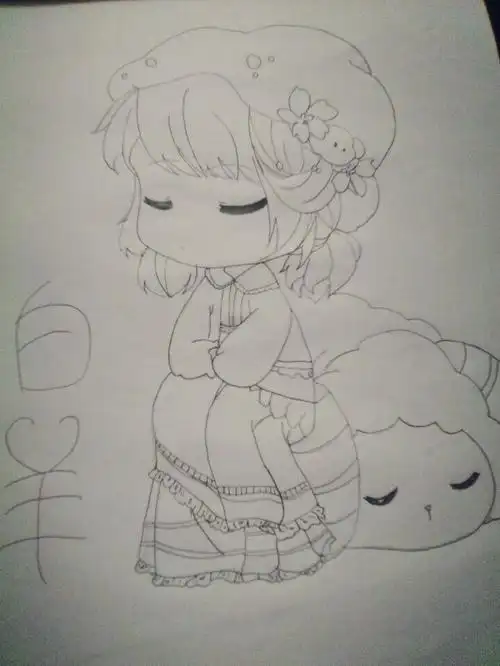 q版狮子座卡哇伊喔手绘