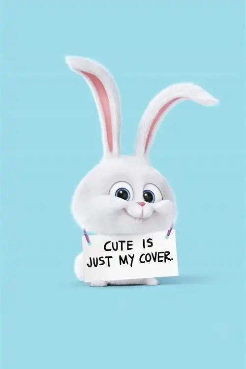 动漫电影爱宠大机密里的小兔子