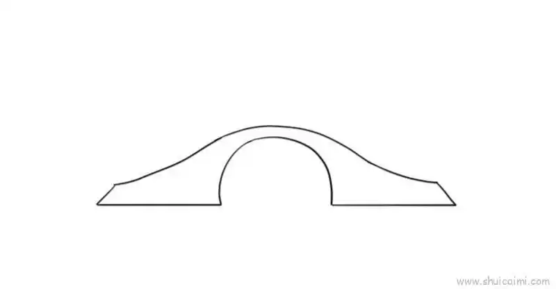 拱宸桥简笔画儿童画