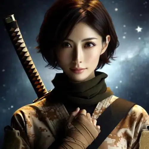 又美又飒我用ai画出三体中短发杀手版智子