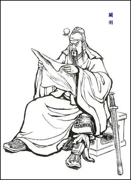 动画版三国演义人物简笔画