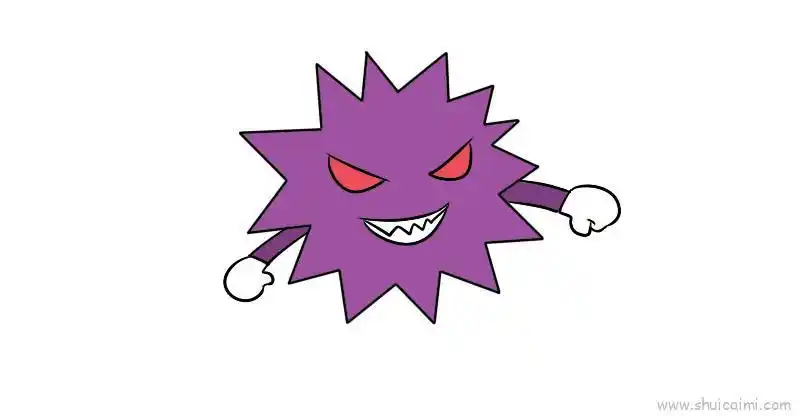 小病毒儿童画怎么画小病毒简笔画图片