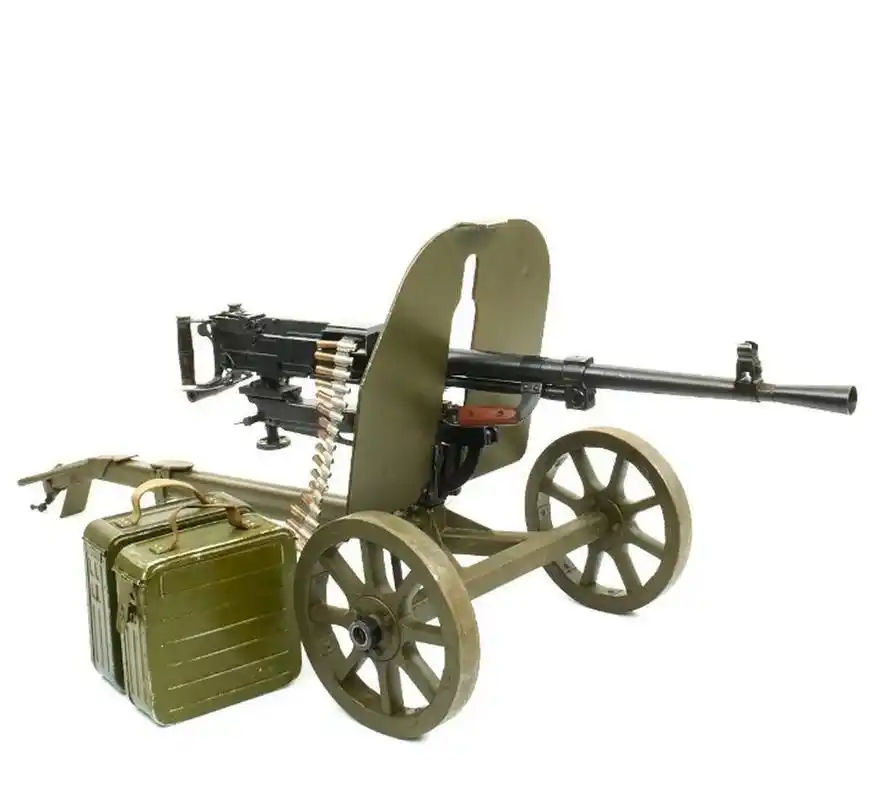 中国国产机枪系列之"机枪爷爷" 53式轻机枪模仿于苏制dp-28轻机枪而来