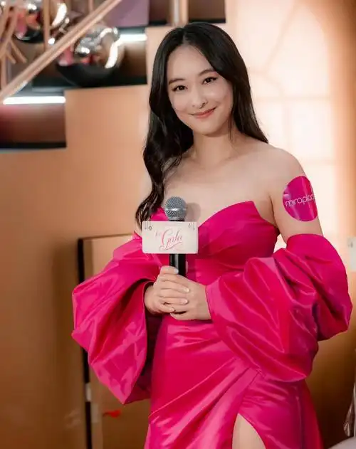 jeannie陈滢 香港圣诞开幕活动现场