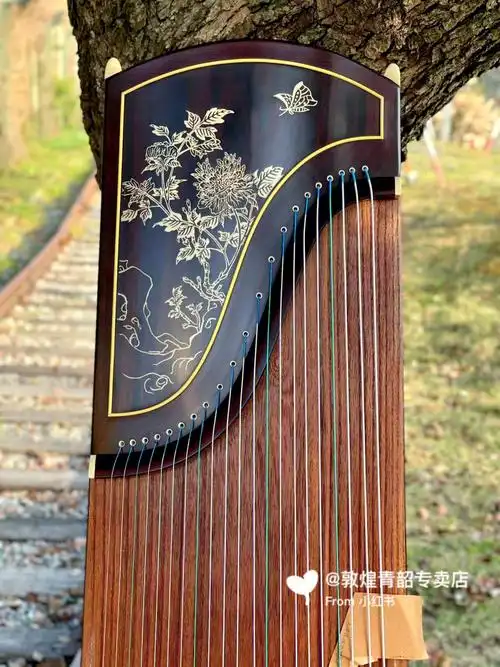 敦煌古筝698t牡丹专业比赛筝