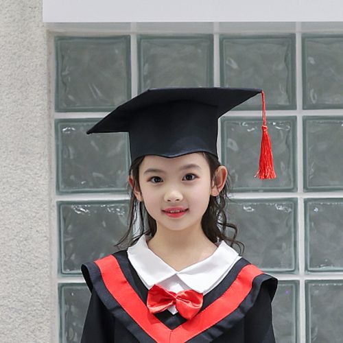 博士帽毕业季儿童幼儿园毕业博士服帽子女小博士中小学生儿童演出服