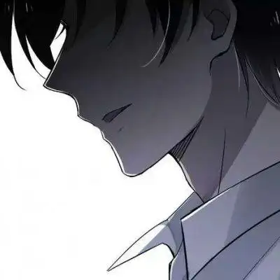 黑白男生动漫头像丧气高清好看的动漫男生头像丧气图片