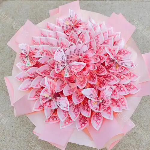 diy创意半成品有钱花束高考生日母亲节520送男友女友妈妈礼物材料