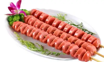 整箱 港鹏弹力肠串串火龙串火腿串火锅关东煮烧烤油炸 商用150串