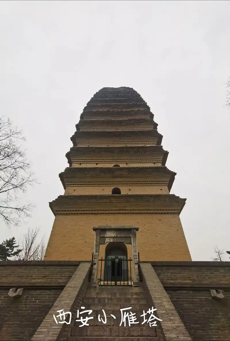 小雁塔,位于陕西省西安市南郊荐福寺内,又称"荐福寺塔",建于 - 抖音