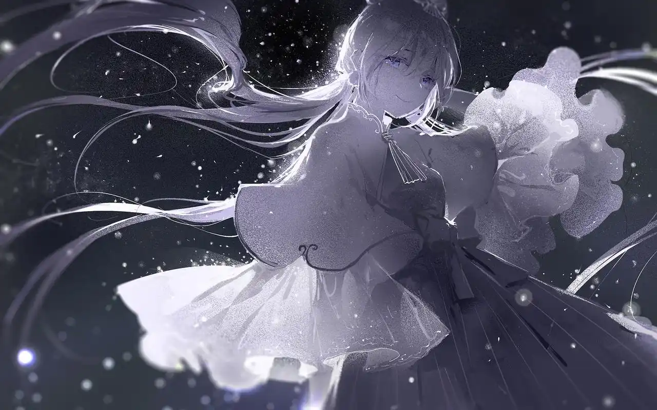 洛天依壁纸(一):好看的动漫美少女超清壁纸合集