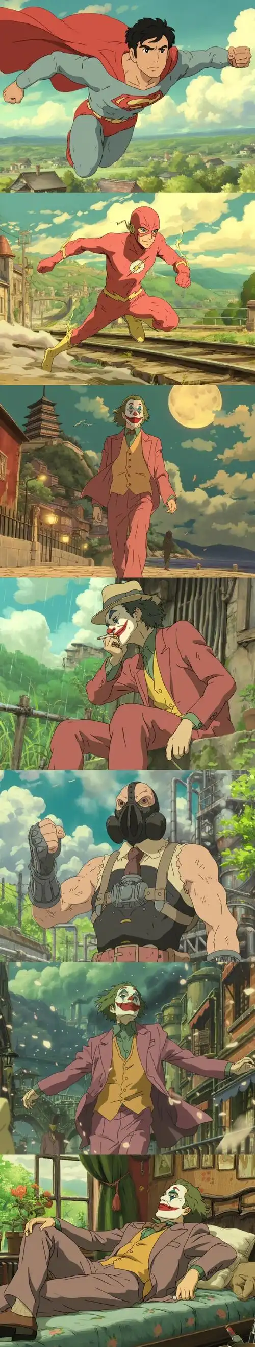 你看出来都是哪些作品被改成了吉卜力/#宫崎骏#画风了吗?