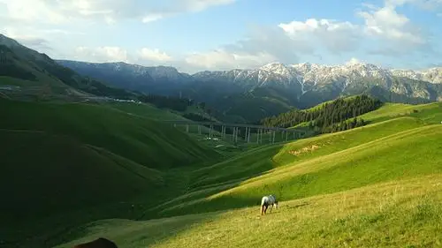 伊犁第一景～美丽的果子沟风光(新疆夏天的风光亚克西之六)