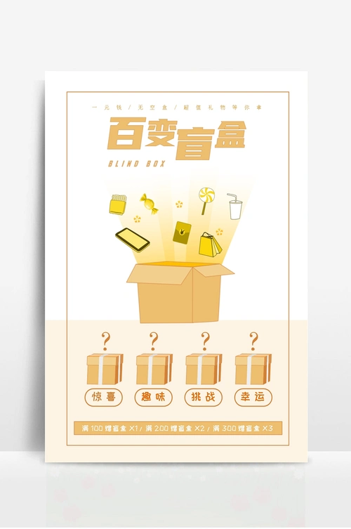 百变盲盒海报